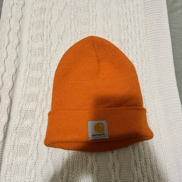 Carhartt Vibrant Orange Beanie - Picture 2 of 5
